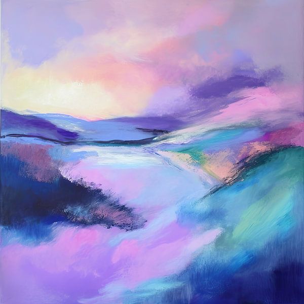 Ätherisches Gleiten von Kunst Laune