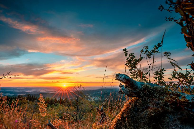 La vue sur le Taunus depuis le Feldberg par Christian Klös