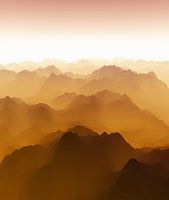 Bergachtig landschap 8