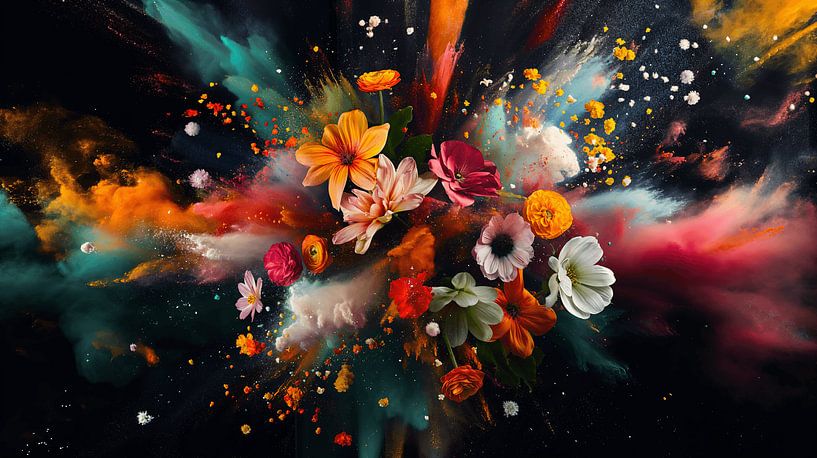 Color Cascade van Olaf Kramer