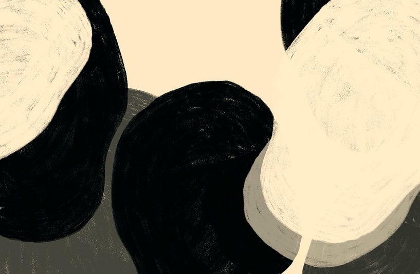 Scandinavie Organique Abstrait par Mad Dog Art