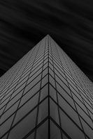 Fineart Architecture Amsterdam Zuidas schwarz und weiß