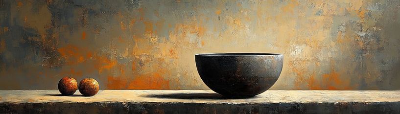 Stillleben in rustikalen Farbtönen von Zen und Mehr
