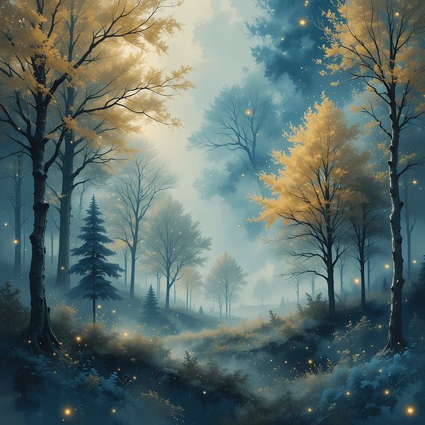 Verwunschener Dämmerungswald von Artistic