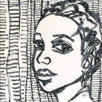 Der Ausdruck einer Frau