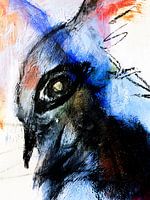 Paradijsvogel - Modern schilderij