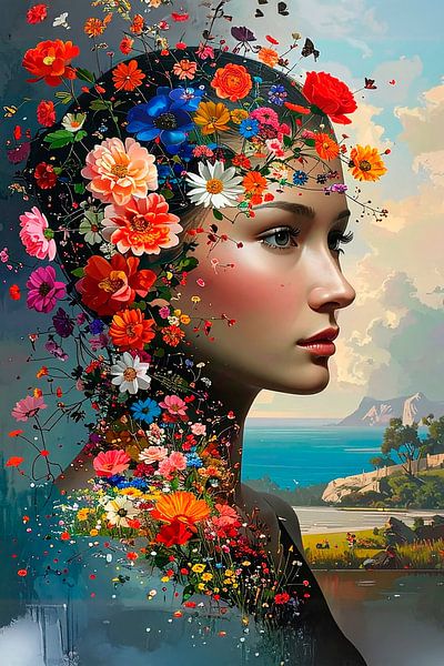 Blumen Frau... von Ans Bastiaanssen