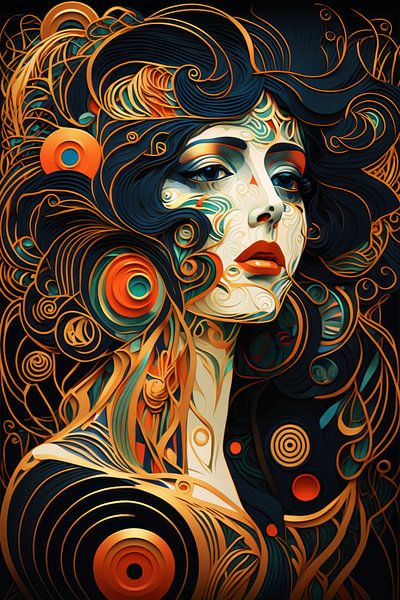 Women's portrait by Bert Nijholt