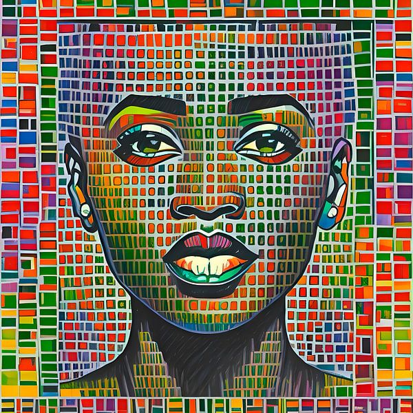 Elégance moderne _Portrait féminin par Zebra404 - Art Parts