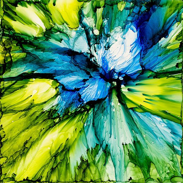 Leidenschaft in Blau von Agnieszka Zietek