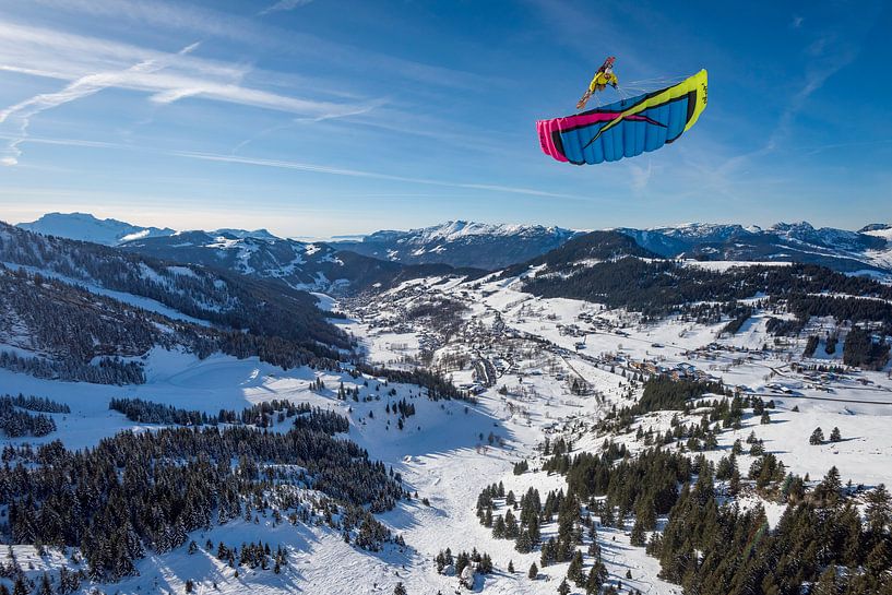 Michael Regnier Speedriding in La Clusaz von Tristan Shu