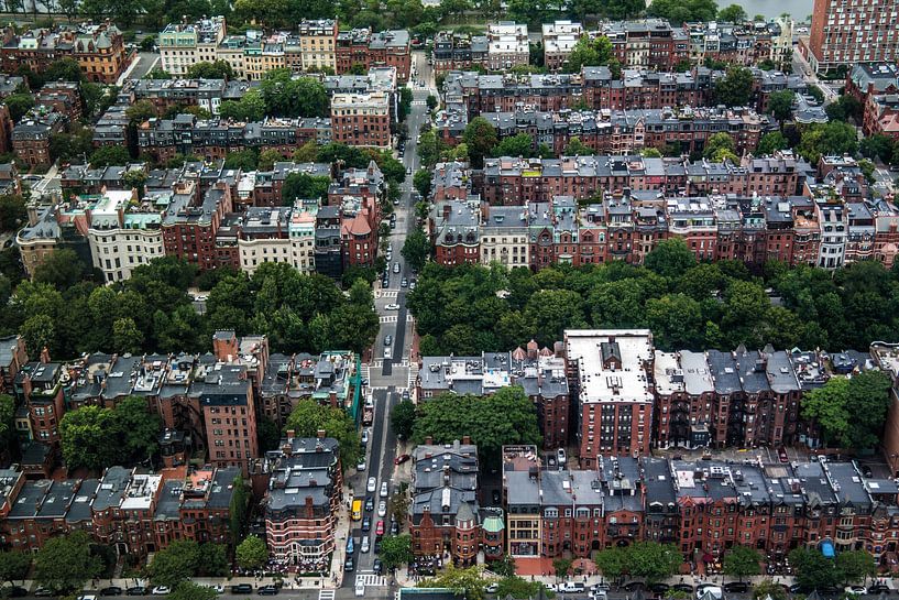 Straßen von Bosten von oben von Nynke Altenburg