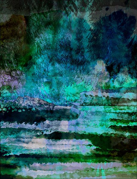 Abend im Dschungel von FRESH Fine Art