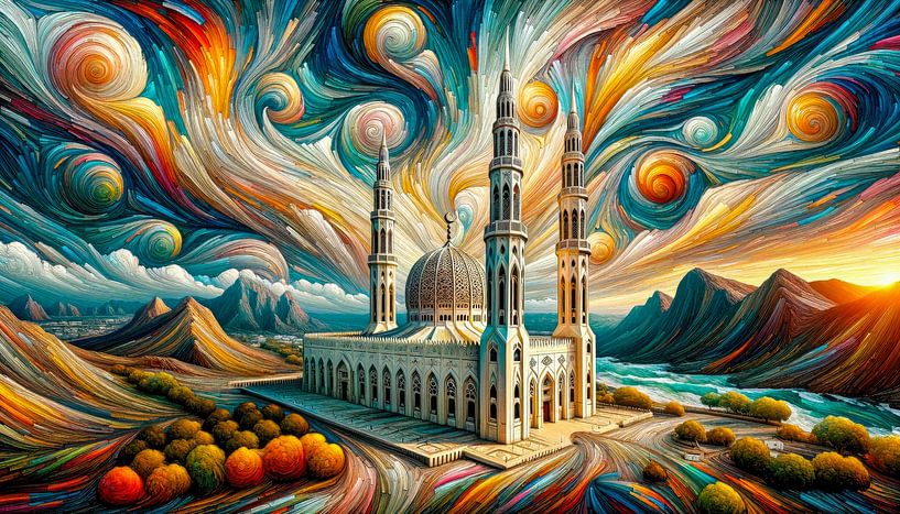 Die neu gestaltete Moschee von Muscat von Jeroen Kleiberg