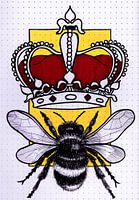 Farbe der Bienenkönigin