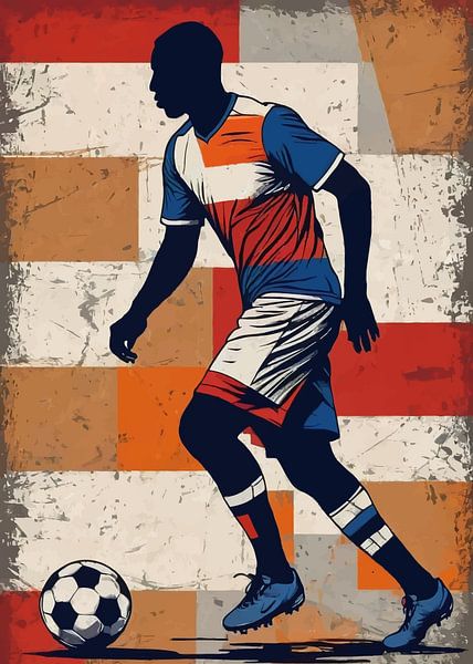 Ombre d'un joueur de football néerlandais par MIROKKU