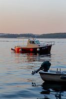 Bateau de pêche au large des côtes