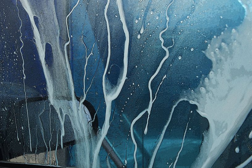 Abstract photo of a car in the carwash by Retrotimes