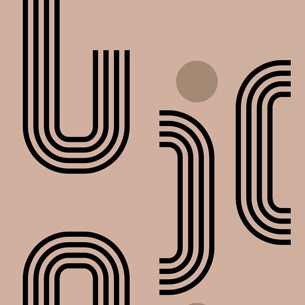 Composition arc-en-ciel aux couleurs chaudes par Mad Dog Art