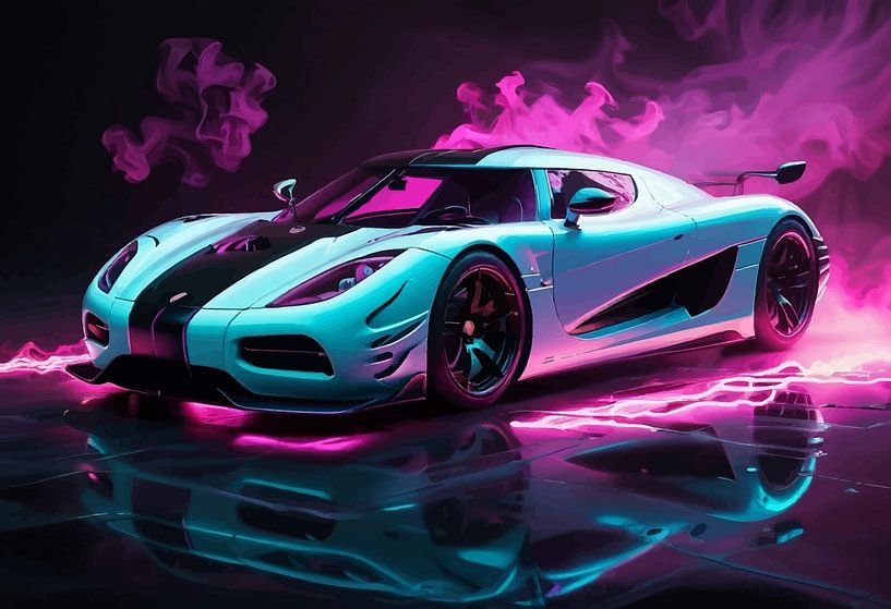 Koenigsegg Agera - Neon-Rauchlichter von MIROKKU