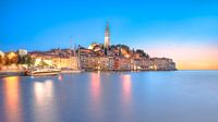 Rovinj Kroatien in der blauen Stunde