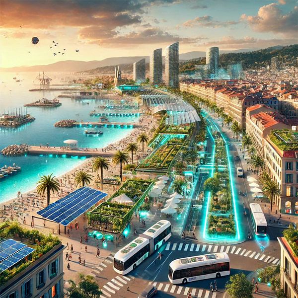 Nice - Villes futuristes par Eric Nagel