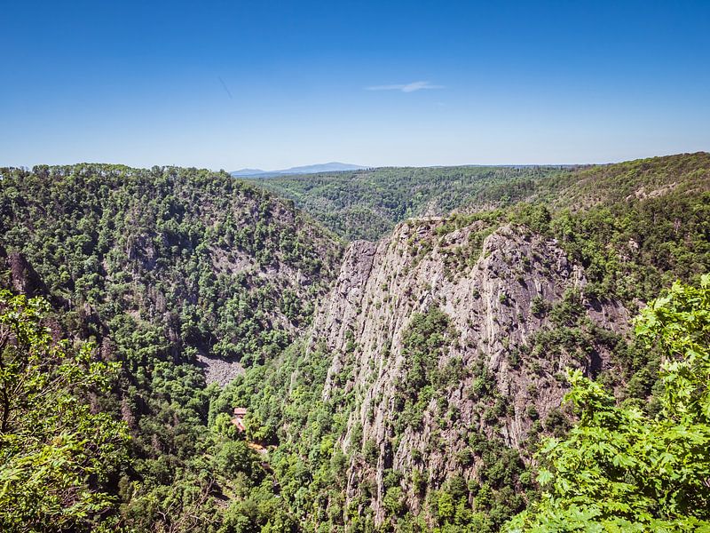 Aussicht zur Roßtrappe im Nationalpark Harz von Animaflora PicsStock