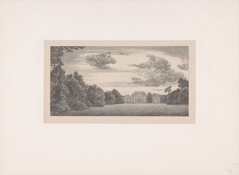 Simon Moulijn, View of Paleis het Loo, 1909 by Atelier Liesjes