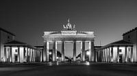 The Brandenburg Gate at night