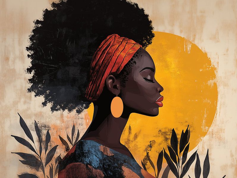 African woman by Black Coffee