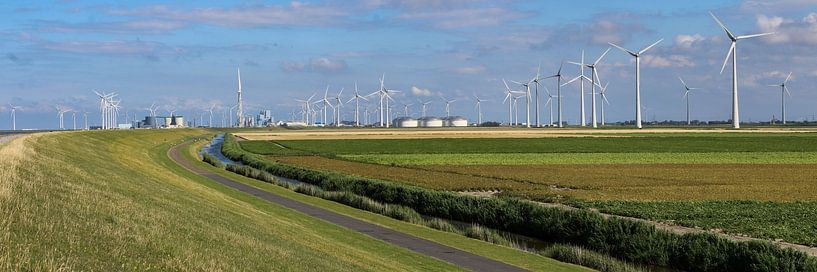 Eemshaven Landscape, Groningen, Niederlande. von Imladris Images