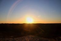 Sonnenuntergang in Noordwijk aan Zee, Niederlande