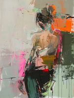 Figuratives Porträt, modern und abstrakt