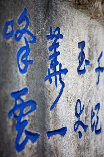 chinese tekens von Edwin van Laer