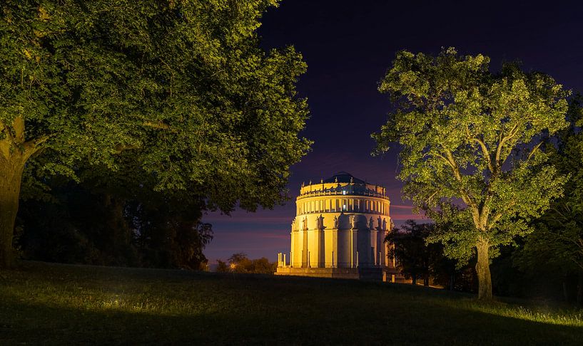 Liberation hall Kelheim at the blue hour by Thomas Rieger