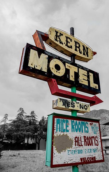 Kern Motel in Lake Isabella, Kalifornien von Dirk Jan Kralt