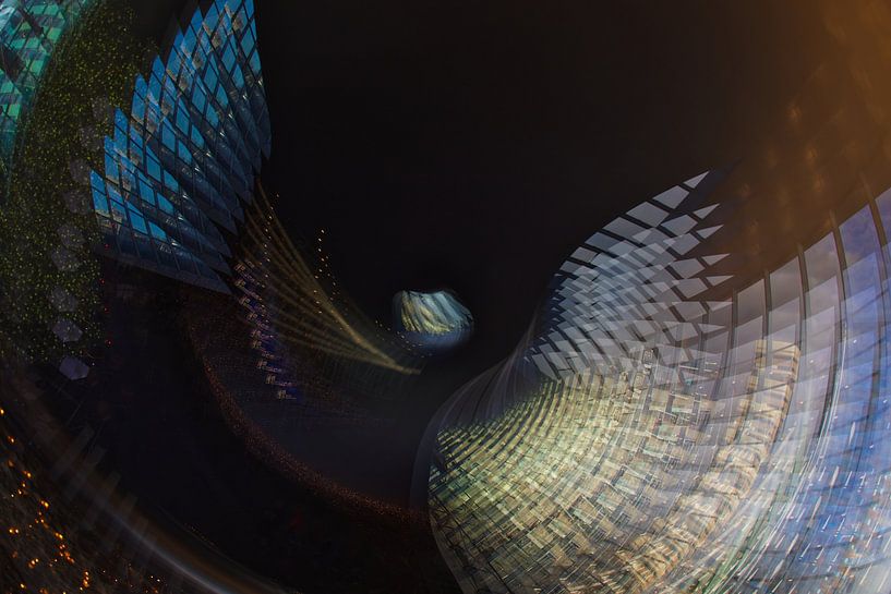 Abstraktes Bild bestehend aus 9 Fotos (5) von Anne Ponsen