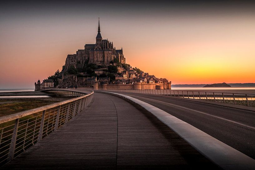Le Mont Saint Michel von Lex van Lieshout