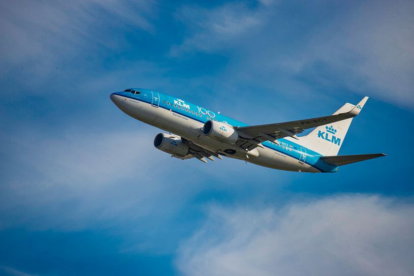 Die KLM PH BGT, Boeing 737-700, genannt Hen Harrier von Gert Hilbink