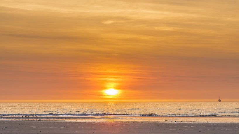 Sonnenuntergang auf Vlieland par Joop Gerretse