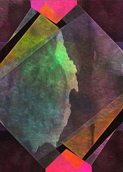 Mal de tête expérimental multicolore 17 par Dorothy Berry-Lound