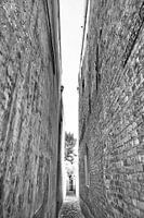 High narrow street Middelburg town