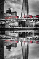 Londoner rote Busse (Farbschlüssel)