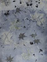 Impression écologique avec feuille d'érable