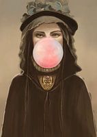 Portrait classique d'un chewing-gum