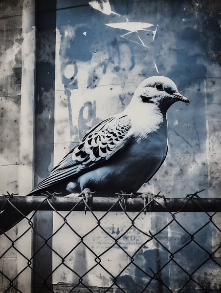 Pigeon in city life by Danny van Eldik - Perfect Pixel Design