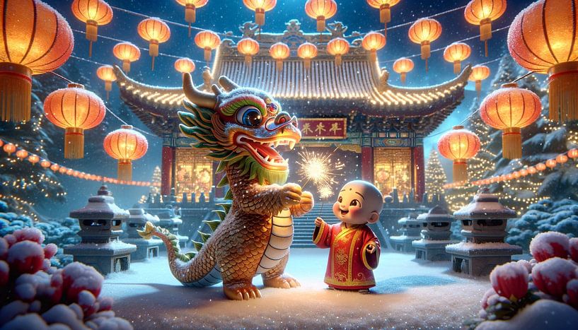 Winter wonder in dragonlight by artefacti