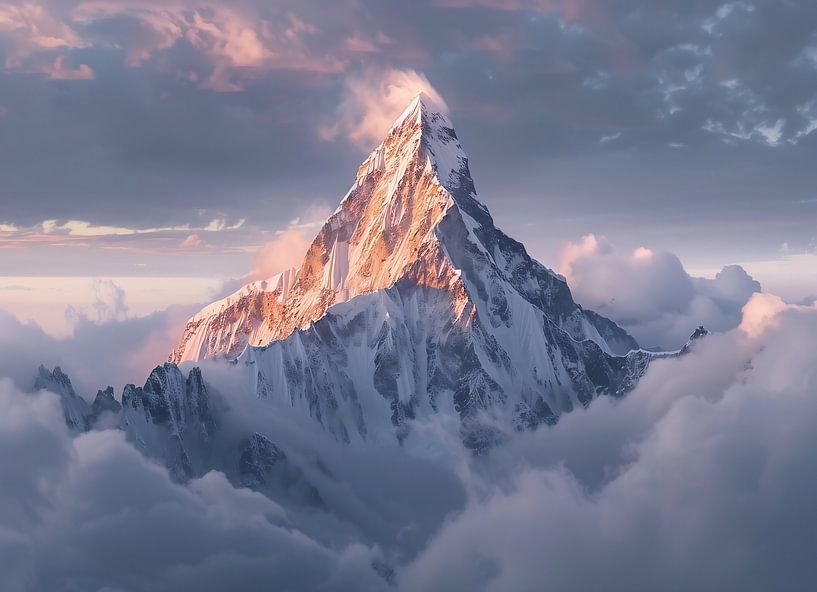 Winterlandschaft in Pastell von fernlichtsicht