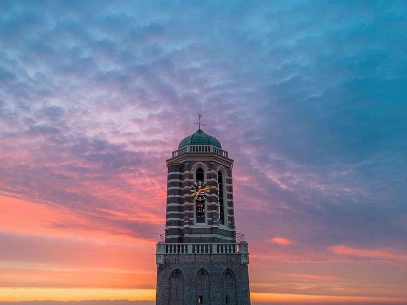 Sunset Peperbus Zwolle by Thomas Bartelds