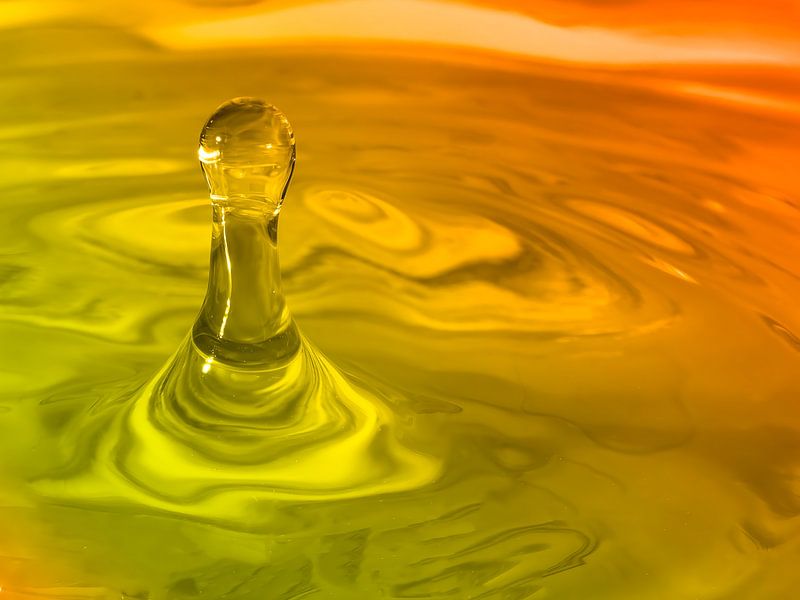 goutte d'eau duo-color par Klaartje Majoor